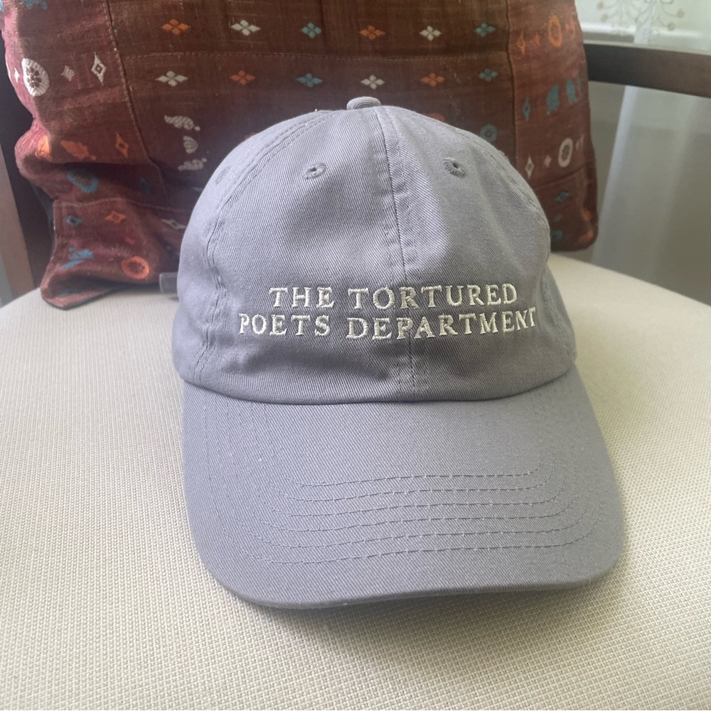 Taylor Swift Tortured Poets Department Grey Dad Hat TTPD